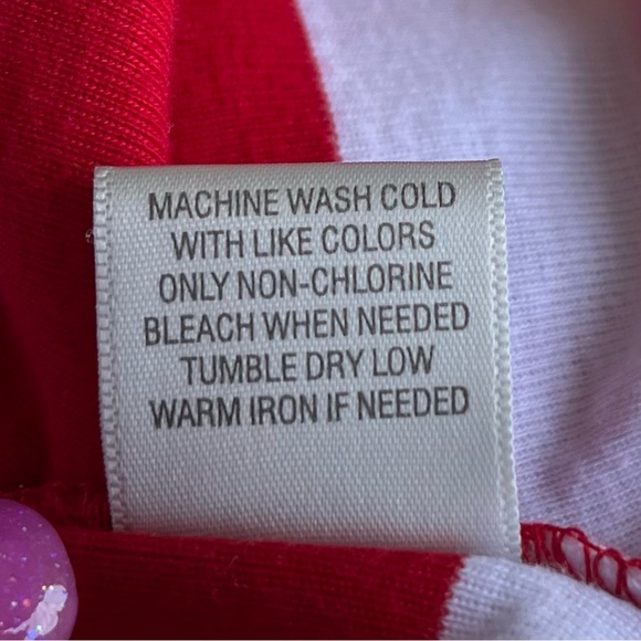 •Dress Barn• Red/White Stripe Short Sleeve Top - Size 2X - Picture 7 of 9